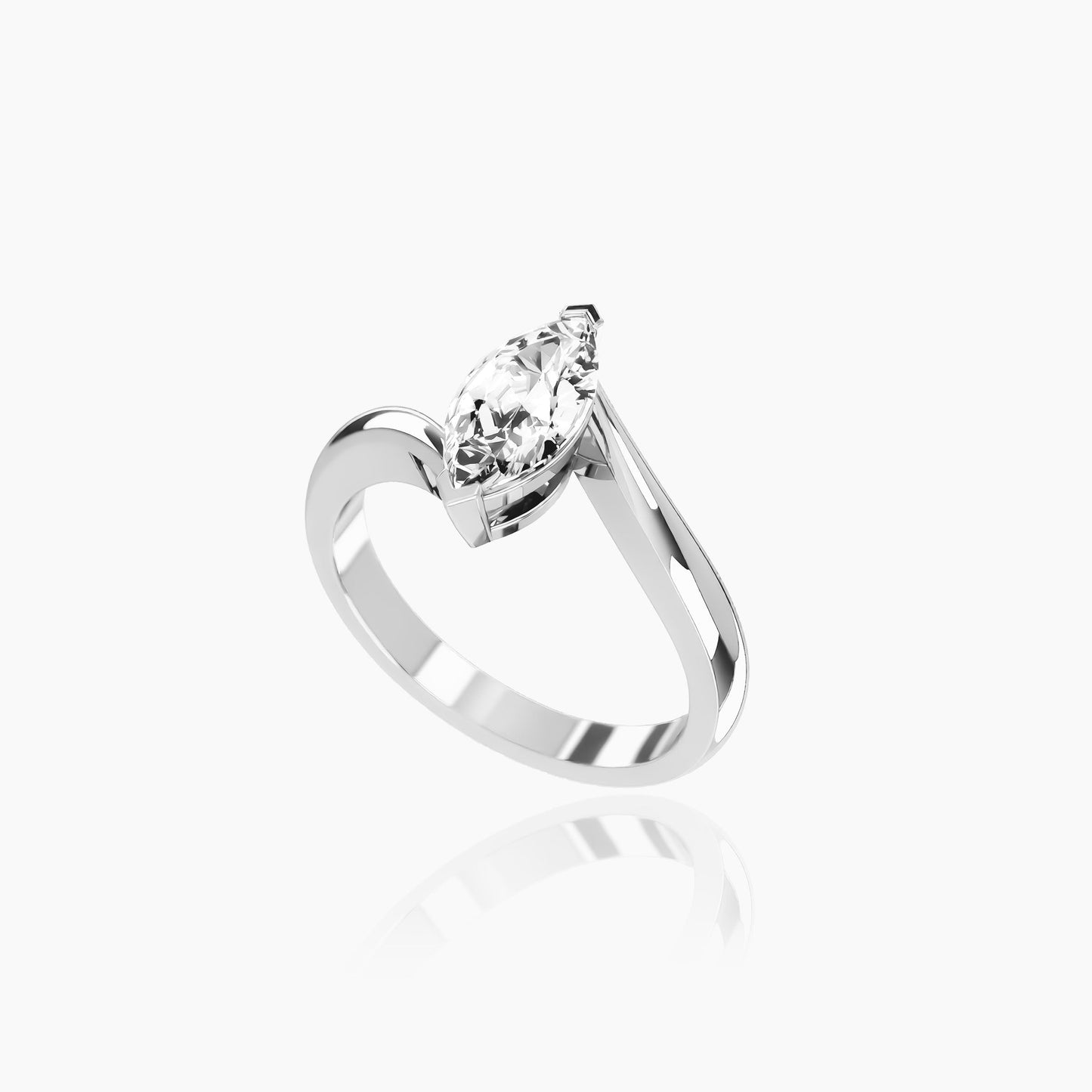 Platinum Seraphine Marquise Solitaire