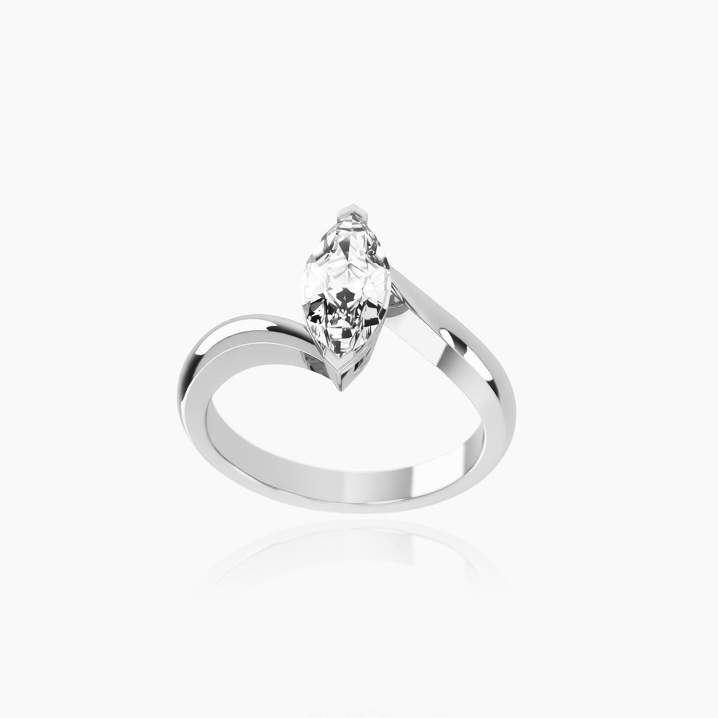 Platinum Seraphine Marquise Solitaire