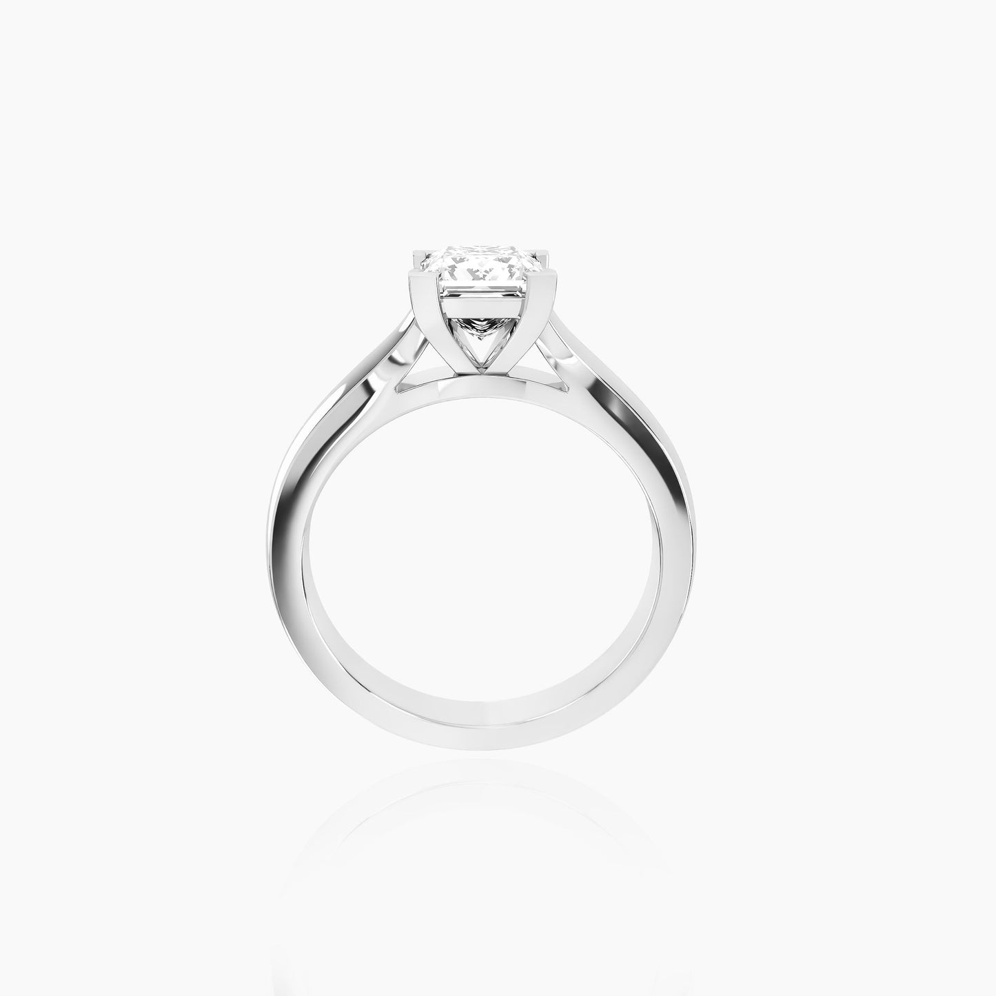 Platinum Amoret Princess Solitaire