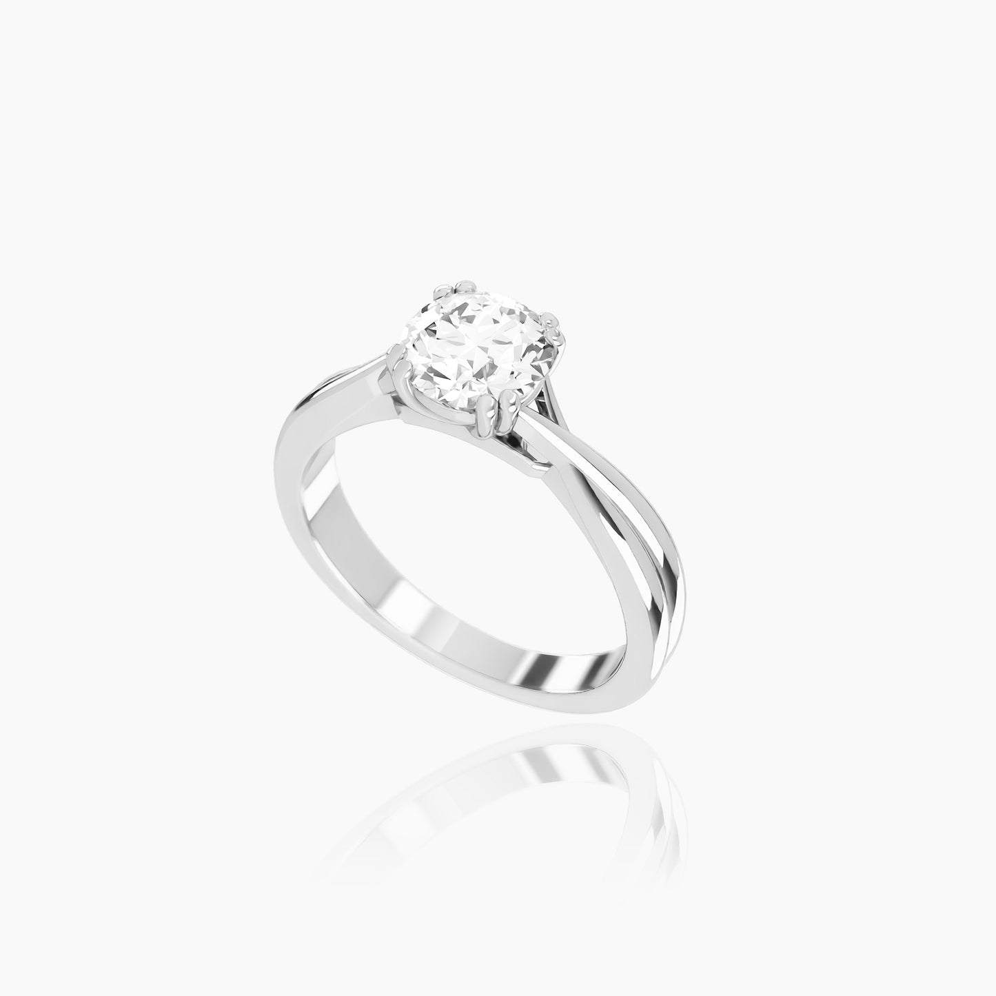 Platinum Calista Round Solitaire