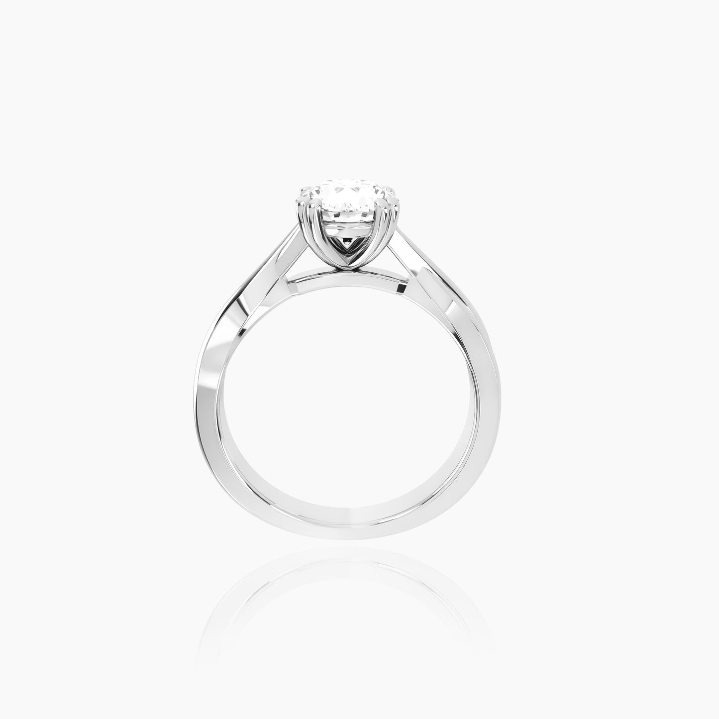 Platinum Calista Round Solitaire