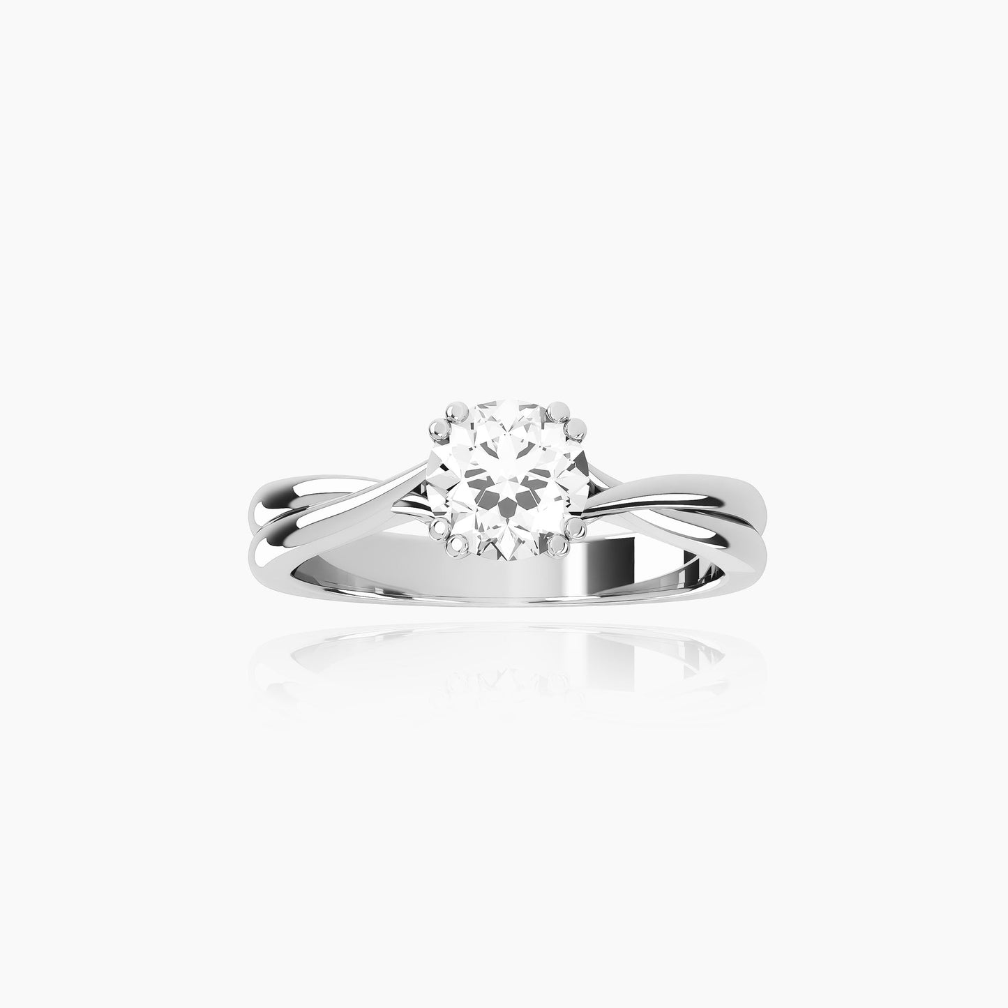 Platinum Calista Round Solitaire