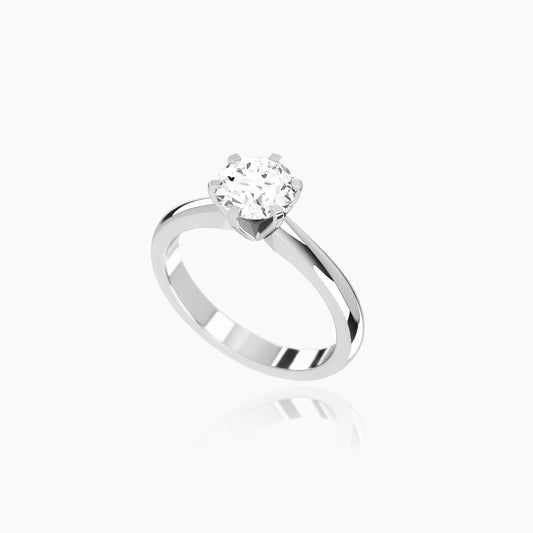 Platinum Amoret Round Solitaire